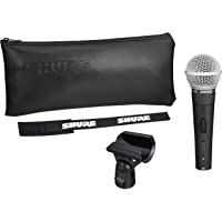 Shure SM58SE - Micrófono de voz dinámico (interruptor de apagado-encendido)- diseñado para el uso profesional en voces…